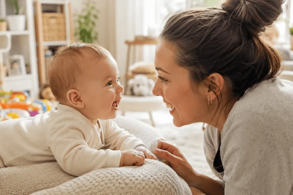 développement du langage bébé communication précoce mère et enfant