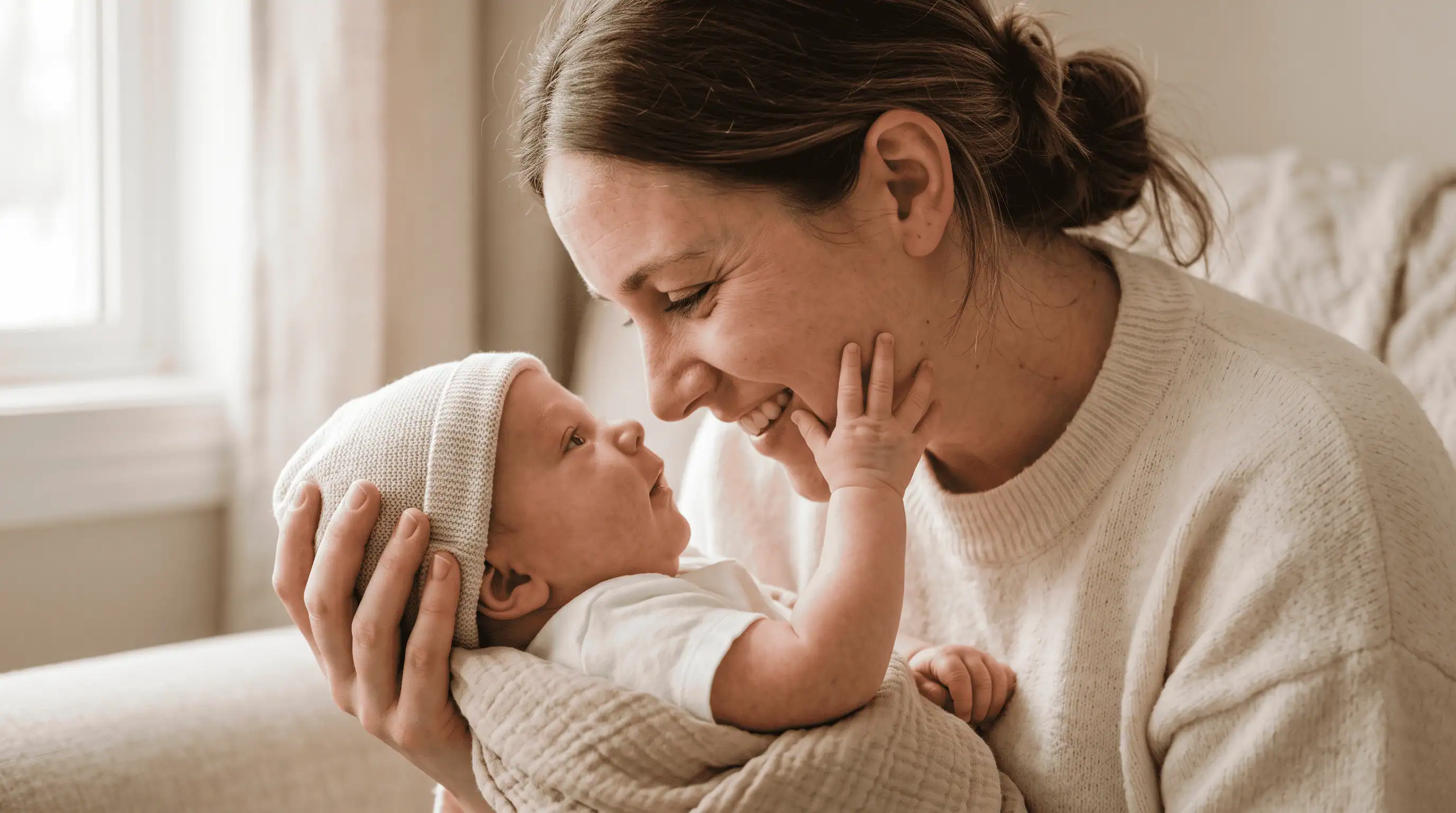 maman qui choisit entre allaitement ou biberon pour nourrir son bébé