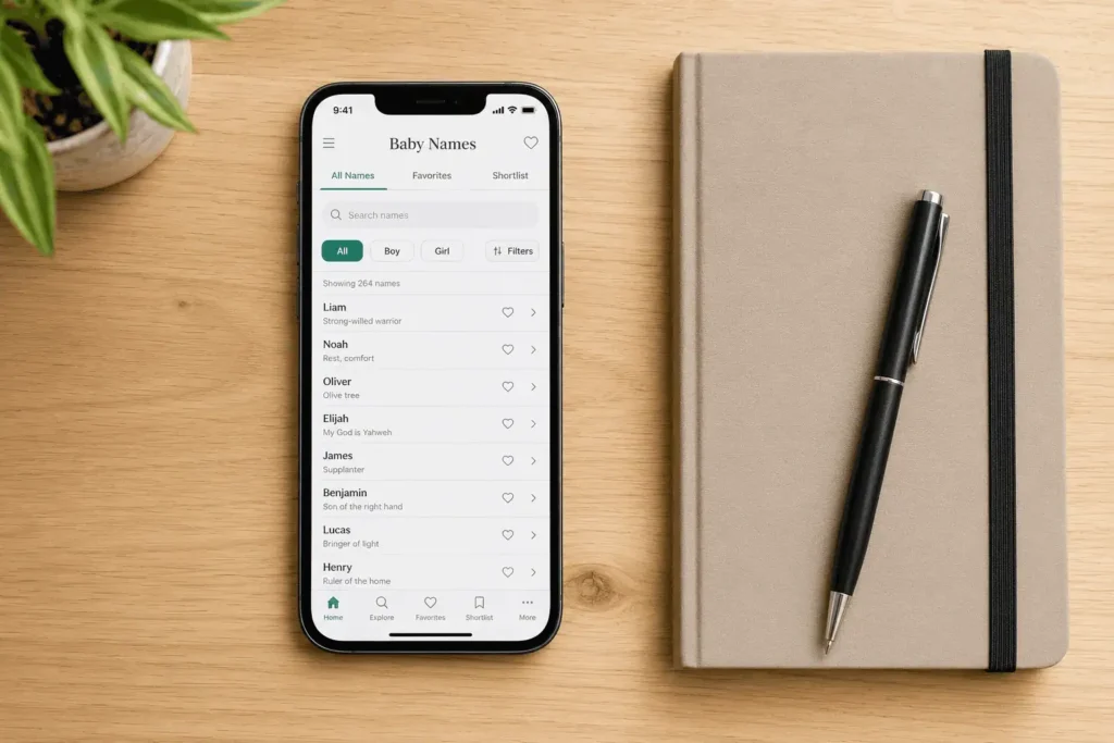 outils en ligne et listes pour trouver linspiration et choisir un prénom pour son enfant