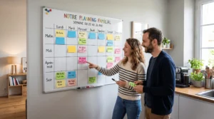 planning familial mural pour organisation famille nombreuse