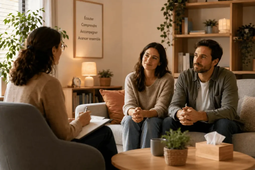 thérapie de couple parentalité psychologue jeunes parents