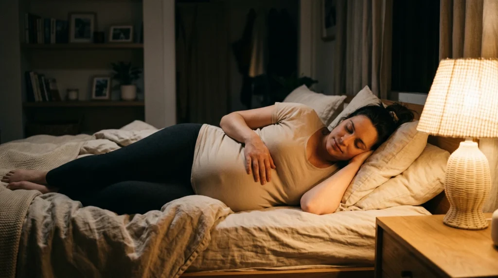 Bébé qui bouge davantage le soir dans le ventre de sa maman